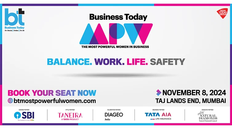 Business Today to Honor India’s Most Powerful Women in Business at 21st Edition of MPW Awards