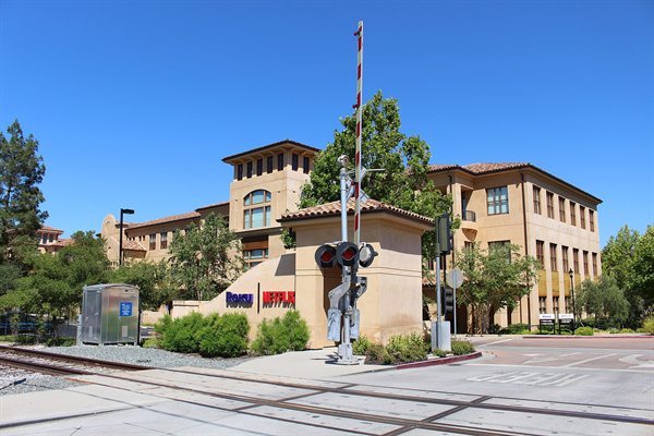 A Netflix office building at 100 Winchester Circle in Los Gatos, California