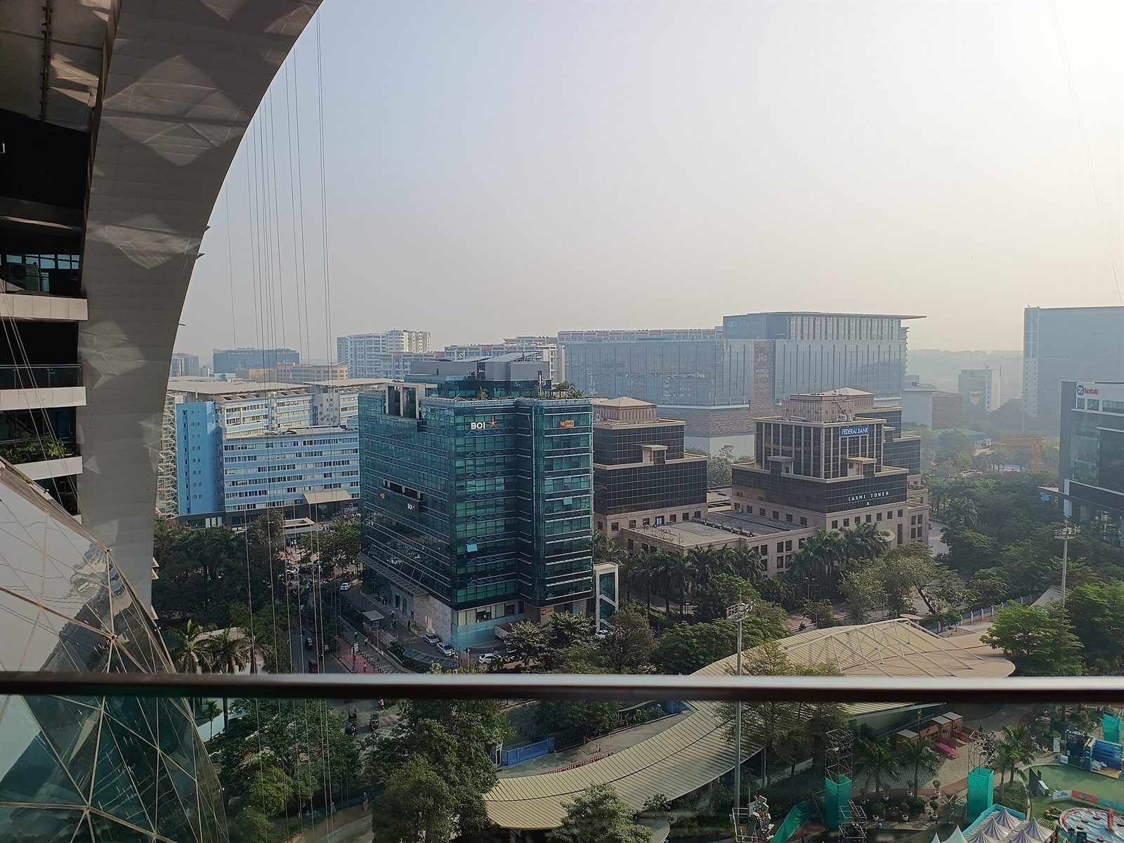 Office towers in the Bandra Kurla Complex business district of Mumbai