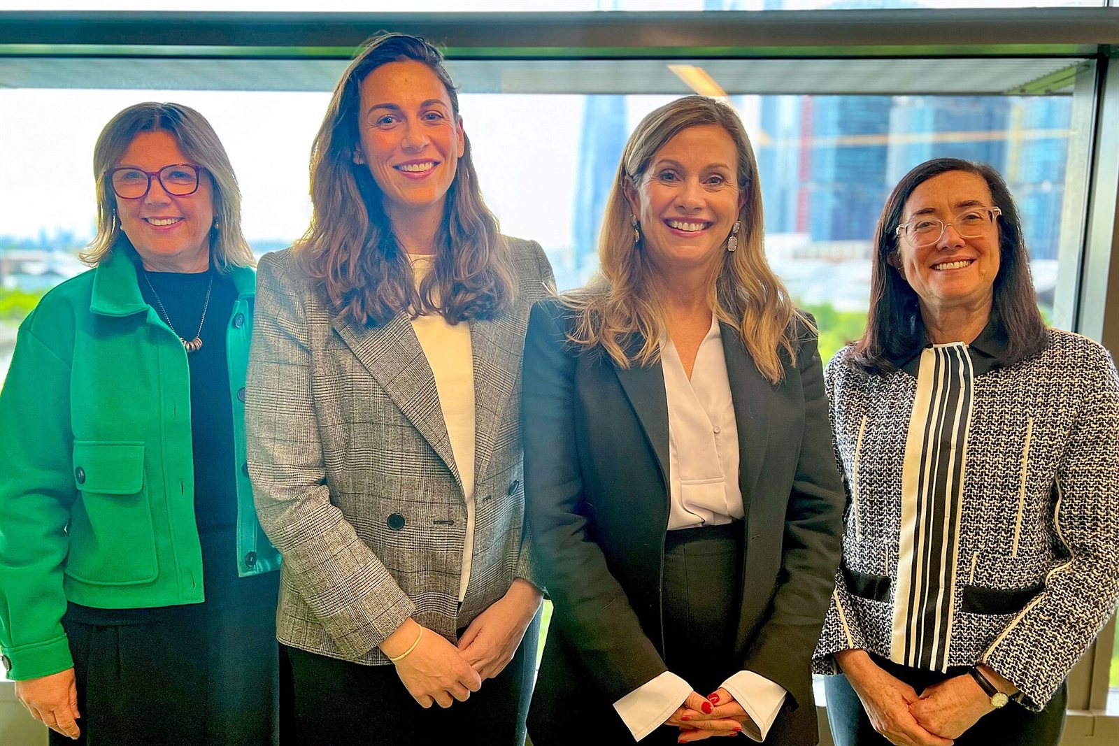Members of Australia's Digital Platform Regulators Forum, including eSafety Commissioner Julie Inman Grant, in 2024