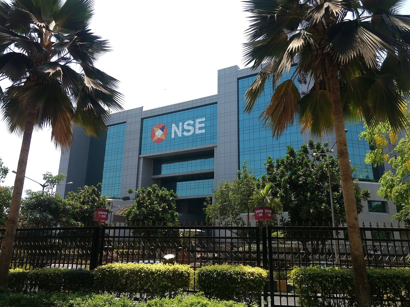 The National Stock Exchange of India building in Mumbai