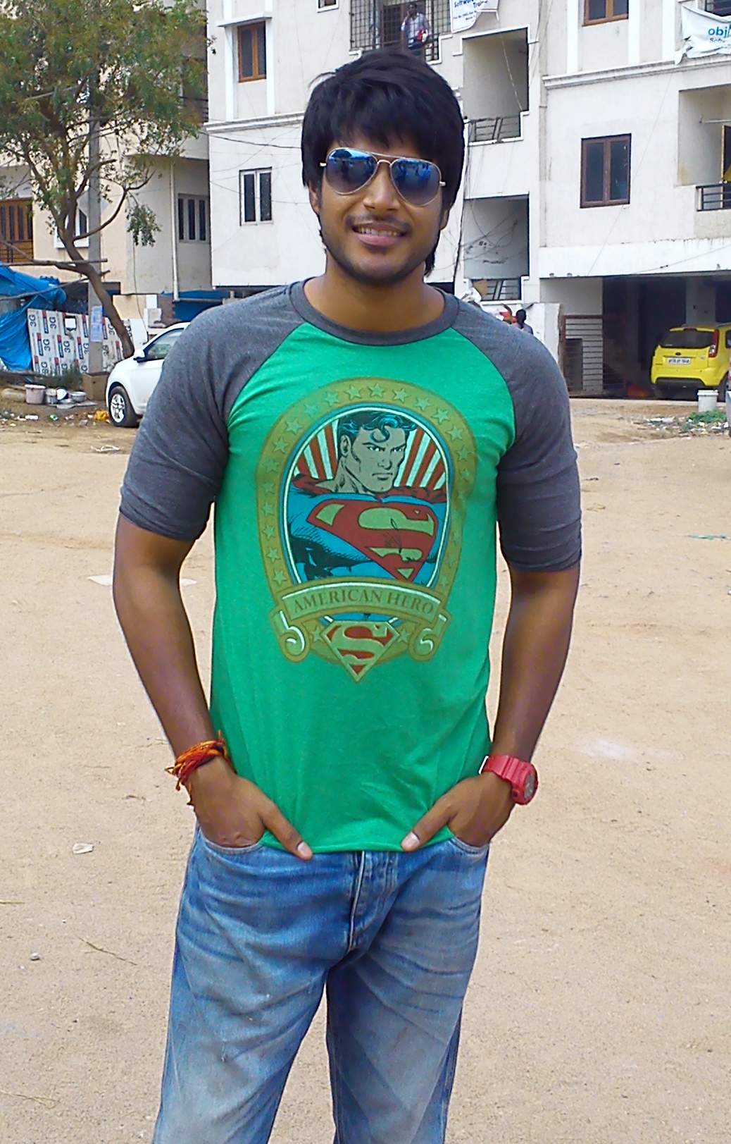 Actor Sundeep Kishan in a portrait photograph